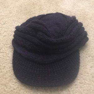 Purple winter hat